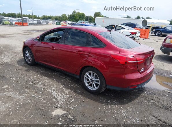 1FADP3F27GL219298 2016 FORD FOCUS Red Tył lewy