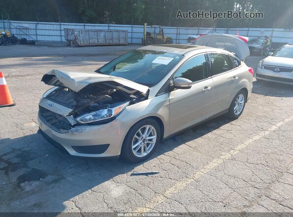 1FADP3F27GL232908 2016 FORD FOCUS Бежевый Передняя левая четверть