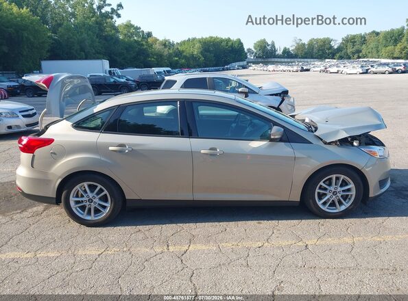 1FADP3F27GL232908 2016 FORD FOCUS Бежевый Вид задней части салона