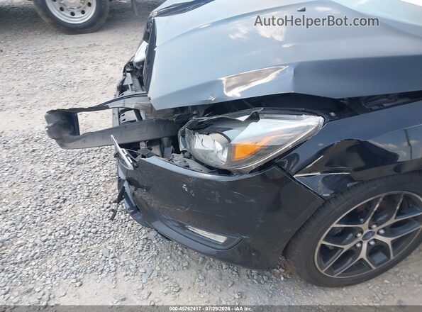 1FADP3F27GL236375 2016 FORD FOCUS Black Front view