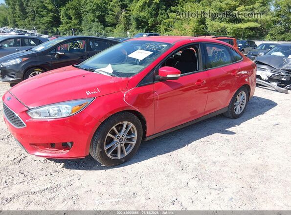 1FADP3F27GL275743 2016 FORD FOCUS Red Առջևի ձախ երեք քառորդ տեսարան