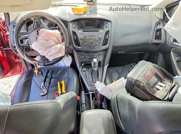 1FADP3F27GL295362 2016 FORD FOCUS Burgundy Առջևի վահանակի տեսք