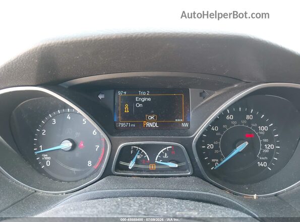 1FADP3F27GL339103 2016 FORD FOCUS Gray Հետևի նստատեղերի տեսք