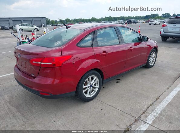 1FADP3F27GL368567 2016 FORD FOCUS Red უკანა მარჯვენა