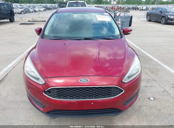 1FADP3F27GL368567 2016 FORD FOCUS Red წინა ხედი