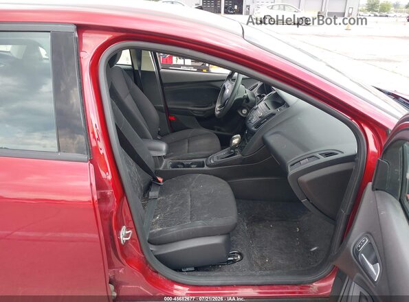 1FADP3F27GL368567 2016 FORD FOCUS Red წინა სალონის ხედი
