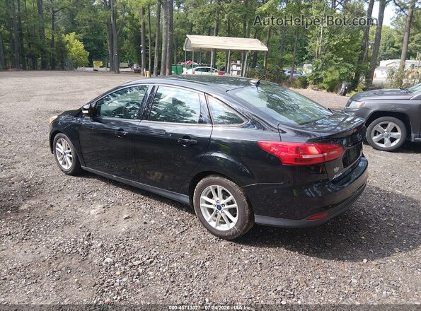 1FADP3F27GL385112 2016 FORD FOCUS Black Tył lewy
