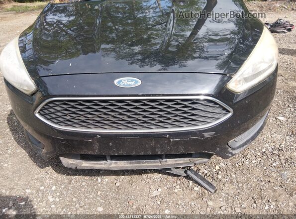 1FADP3F27GL385112 2016 FORD FOCUS Black Widok z przodu