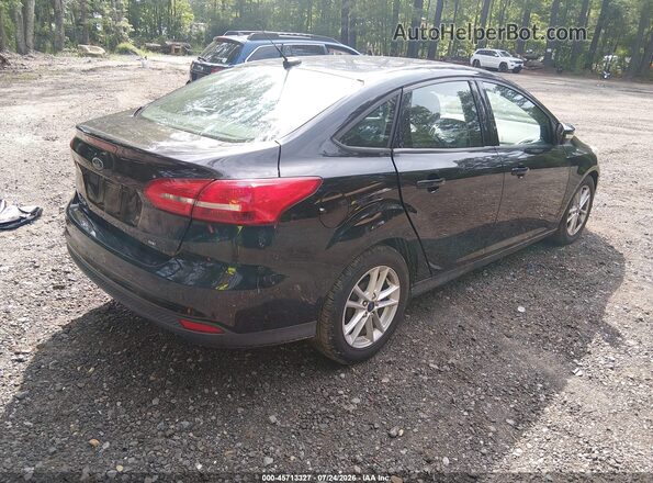 1FADP3F27GL385112 2016 FORD FOCUS Black Tył prawy
