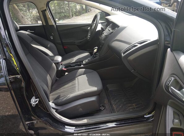 1FADP3F27GL385112 2016 FORD FOCUS Black Widok wnętrza z przodu