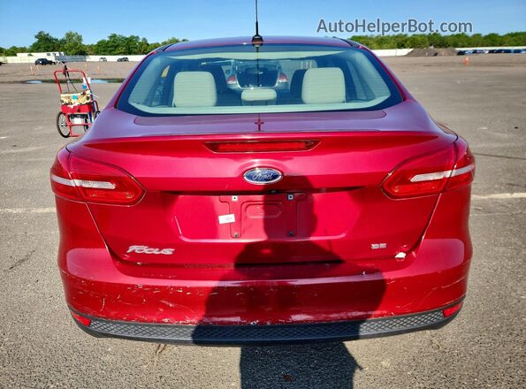 1FADP3F27GL388981 2016 FORD FOCUS Burgundy Rear view