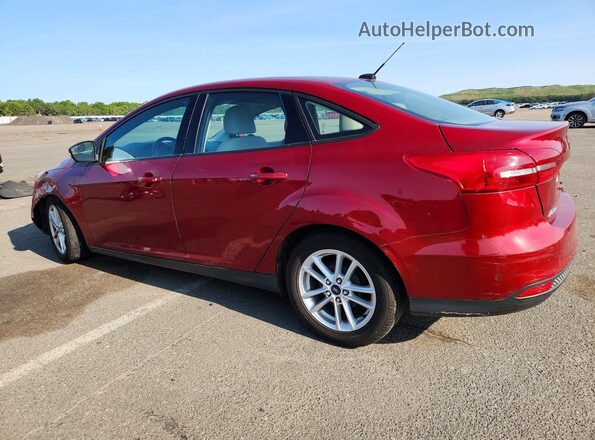 1FADP3F27GL388981 2016 FORD FOCUS Burgundy Rear left