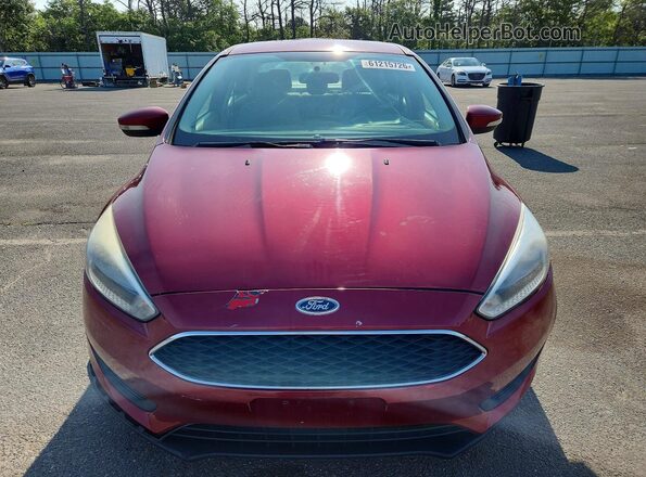 1FADP3F27GL388981 2016 FORD FOCUS Burgundy Front view