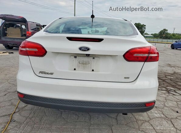 1FADP3F27HL275615 2017 FORD FOCUS White Rear view