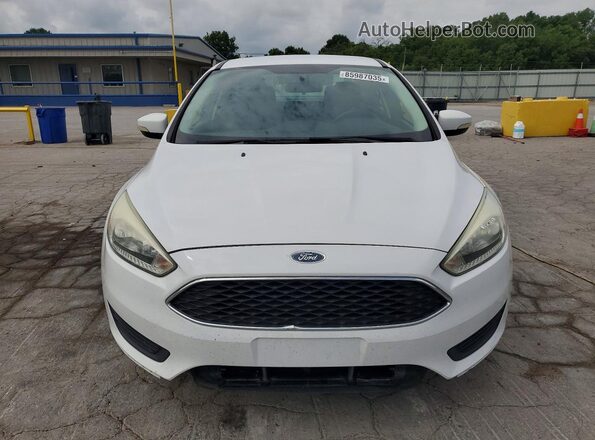 1FADP3F27HL275615 2017 FORD FOCUS White Front view