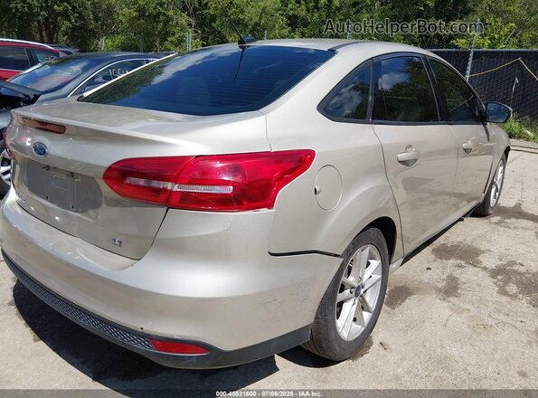 1FADP3F27HL324814 2017 FORD FOCUS Champagne Tył prawy
