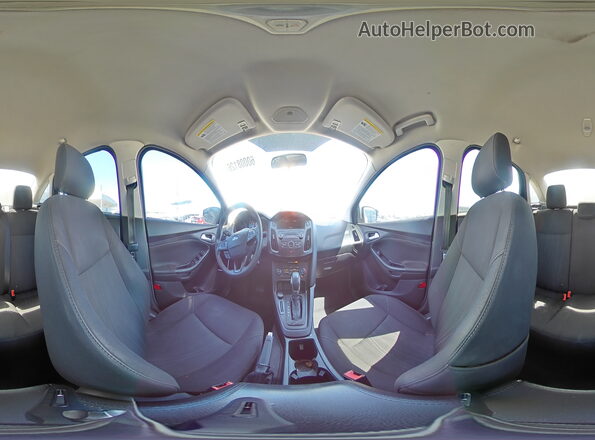 1FADP3F27JL205196 2018 FORD FOCUS Silver Widok naklejki z numerem VIN