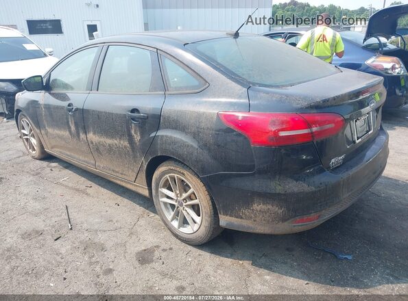 1FADP3F27JL206008 2018 FORD FOCUS Black Trasero izquierdo