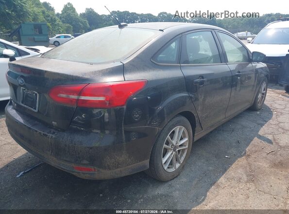 1FADP3F27JL206008 2018 FORD FOCUS Black Trasero derecho