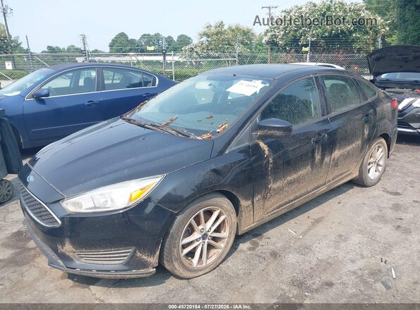 1FADP3F27JL206008 2018 FORD FOCUS Black Vista tres cuartos delantera izquierda