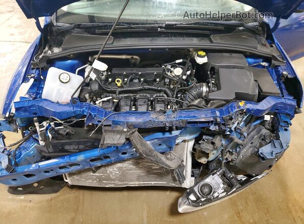 1FADP3F27JL245990 2018 FORD FOCUS Blue უკანა სალონის ხედი