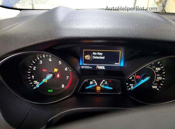 1FADP3F27JL245990 2018 FORD FOCUS Blue ხელსაწყოთა პანელის ხედი