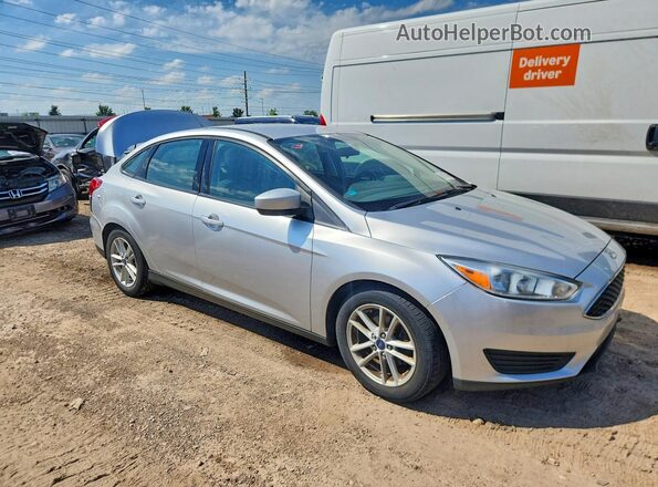1FADP3F27JL250753 2018 FORD FOCUS Silver Przód prawy
