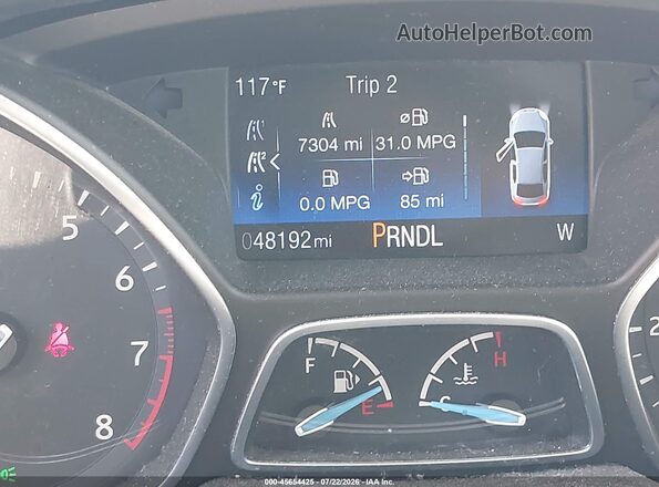 1FADP3F27JL328867 2018 FORD FOCUS Gray Widok tylnych siedzeń
