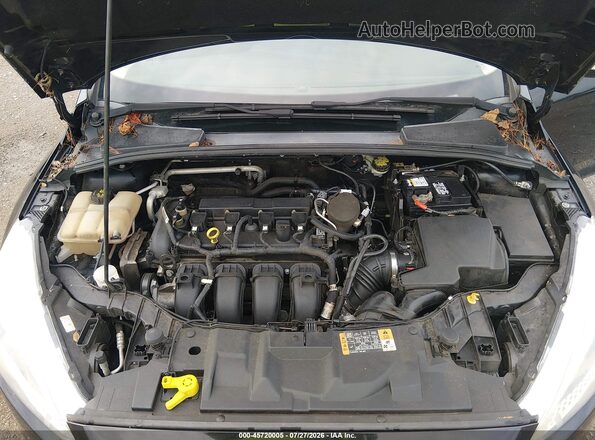 1FADP3F28GL224848 2016 FORD FOCUS Black Rear view