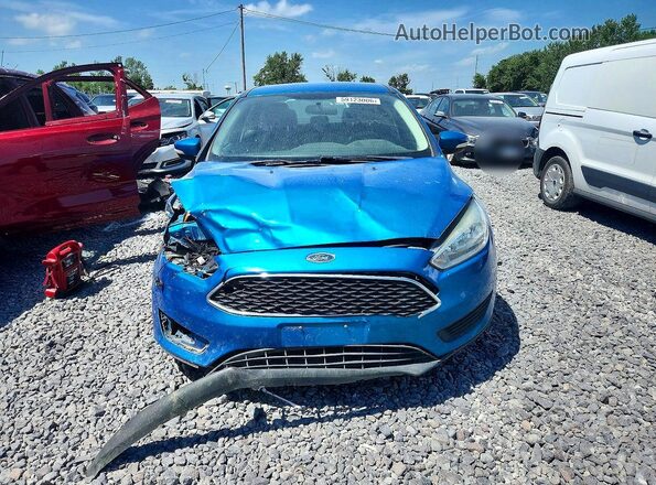 1FADP3F28GL262872 2016 FORD FOCUS Blue Widok z przodu