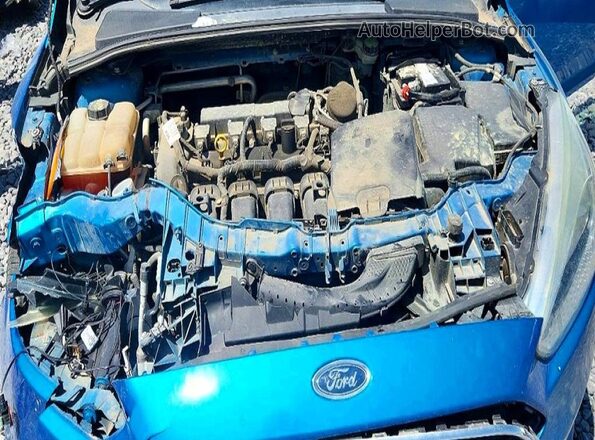 1FADP3F28GL262872 2016 FORD FOCUS Blue Widok wnętrza z tyłu