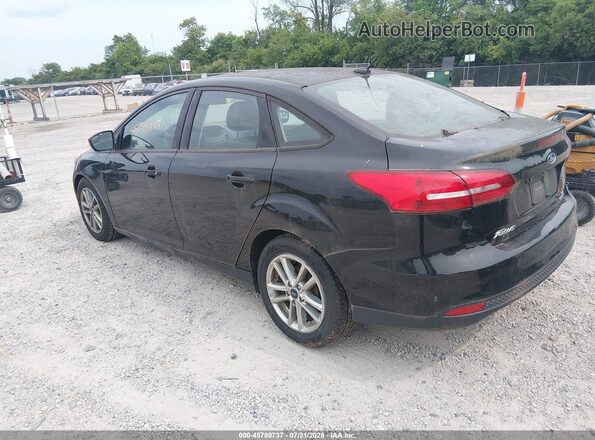 1FADP3F28GL274830 2016 FORD FOCUS Black Trasero izquierdo