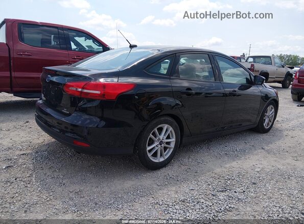1FADP3F28GL305445 2016 FORD FOCUS Black უკანა მარჯვენა