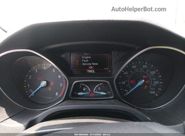 1FADP3F28GL305445 2016 FORD FOCUS Black უკანა სავარძლების ხედი
