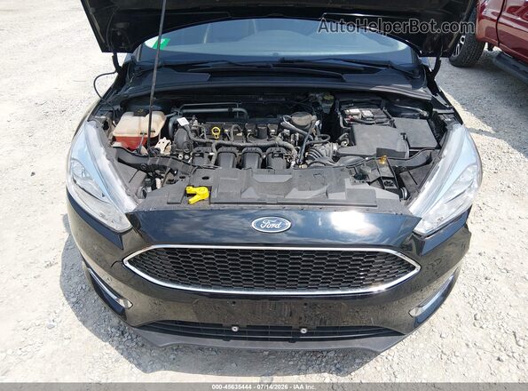 1FADP3F28GL305445 2016 FORD FOCUS Black უკანა ხედი
