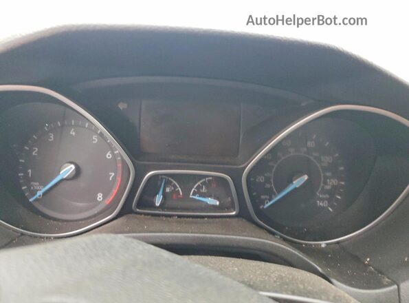 1FADP3F28GL397186 2016 FORD FOCUS Gray Widok zestawu wskaźników
