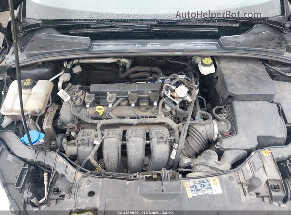 1FADP3F28HL247449 2017 FORD FOCUS Black Вид ззаду