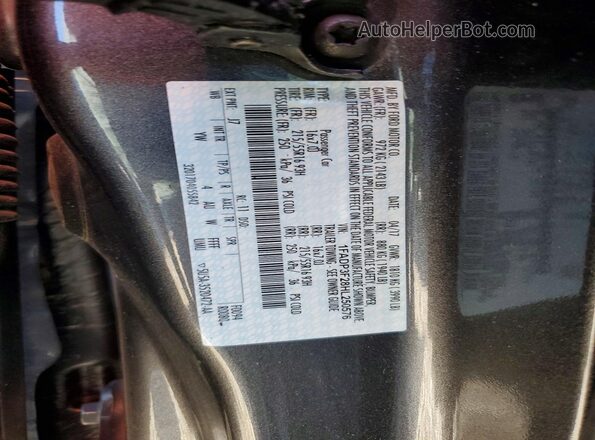 1FADP3F28HL250576 2017 FORD FOCUS Gray Շարժիչի բաժամունքի տեսք