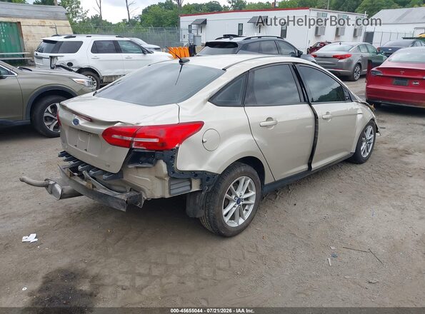 1FADP3F28HL270326 2017 FORD FOCUS Beige Задня права чверть