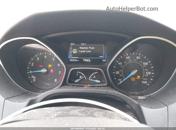 1FADP3F28HL270326 2017 FORD FOCUS Beige Вид задніх сидінь