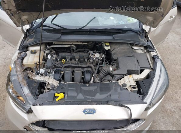 1FADP3F28HL270326 2017 FORD FOCUS Beige Вид ззаду