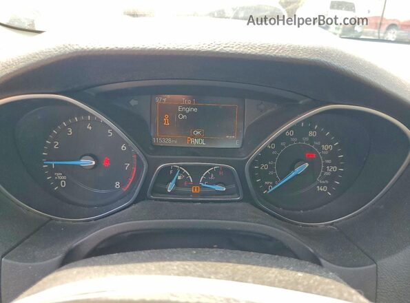 1FADP3F28HL322084 2017 FORD FOCUS Black Սարքավորումների վահանակի տեսք