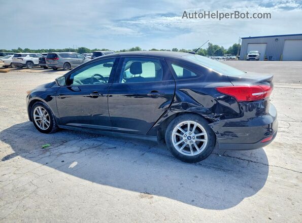 1FADP3F28JL220404 2018 FORD FOCUS Black Задня ліва чверть