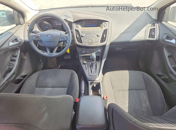 1FADP3F28JL220404 2018 FORD FOCUS Black Вид панелі приладів