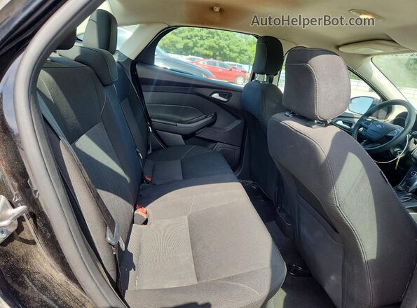 1FADP3F28JL220404 2018 FORD FOCUS Black Вид задніх сидінь