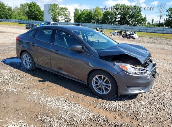 1FADP3F28JL328067 2018 FORD FOCUS Gray Front right