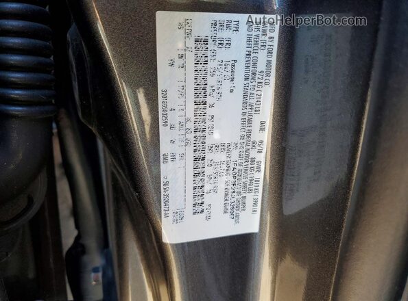 1FADP3F28JL328067 2018 FORD FOCUS Gray Engine compartment view