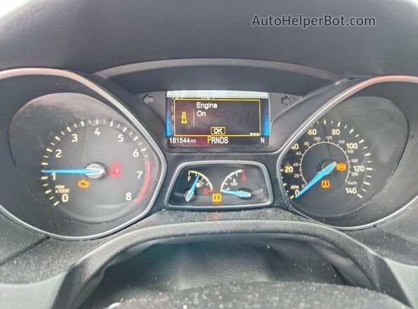 1FADP3F29GL321203 2016 FORD FOCUS Silver Widok zestawu wskaźników
