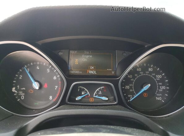 1FADP3F29GL368876 2016 FORD FOCUS Black Սարքավորումների վահանակի տեսք