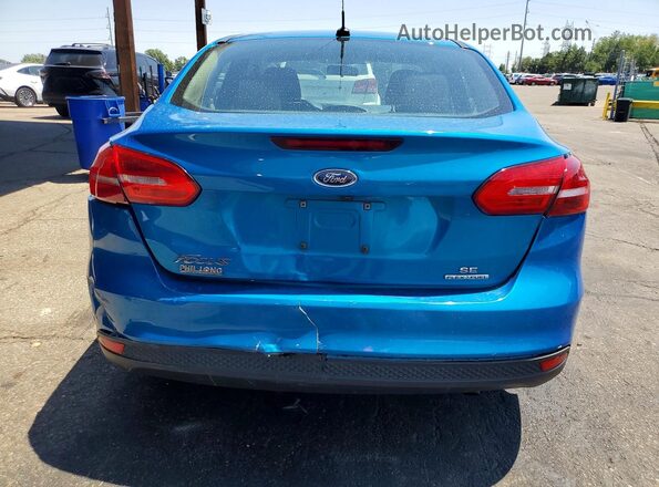 1FADP3F29GL398895 2016 FORD FOCUS Синий Вид сзади